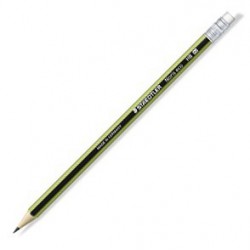 CRAYON GRAPHITE NORIS ECO  MINE ULTRARESISTANTE HB BTE 12 BOUT GOMME STAEDTLER 1