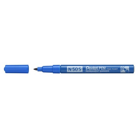 MARQUEUR PENTEL POINTE OGIVE FINE N50S BLEU N50S-C