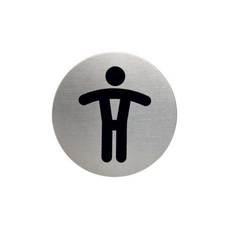 PLAQUE DE SIGNALISATION § 83 MM  TOILETTE  HOMME