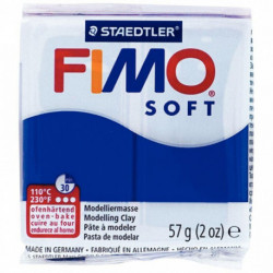 Pain de 57 g de pâte à modeler FIMO Soft bleu pacifique