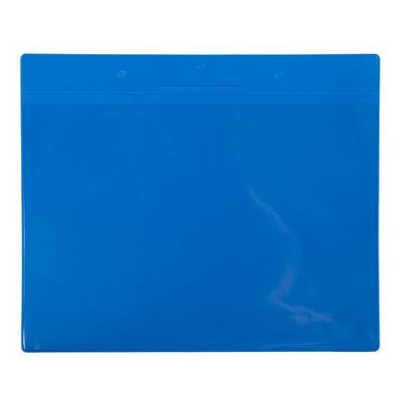 POCHETTE D'IDENTIFICATION MAGNETIQUE A4 PAYSAGE BLEU x10