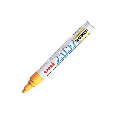 MARQUEUR PEINTURE HUILE UNIBALL  PX 20 JAUNE