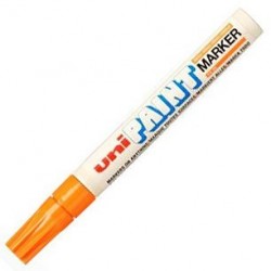 MARQUEUR PEINTURE HUILE UNIBALL  PX 20 ORANGE