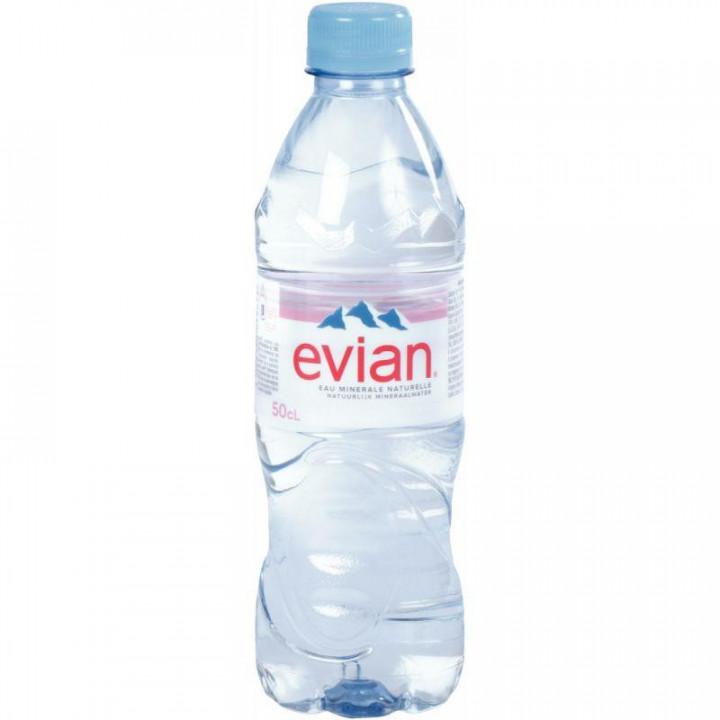 Evian Eau minérale plate - Lot 24 bouteilles 50 cl - Eau en