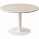 TABLE RONDE 6 PERSONNES BLANC/BLANC