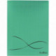 CAHIER PIQUE 17X22 96P SEYES COUV VERT PP EXCELLENCE PEFC