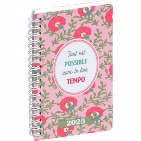 AGENDA SEMAINIER TOUT EST POSSIBLE 9X16CM