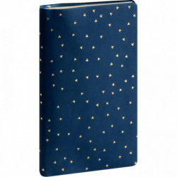 AGENDA SEMAINIER MÉLINE 9X16CM BLEU NUIT