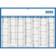 CALENDRIER SEMESTRIEL 7 MOIS PAR FACE 40X55CM SOUPLE