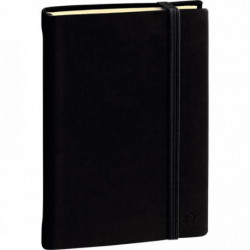 CARNET UNI SILK 10 X15CM NOIR