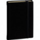 CARNET UNI SILK 16X24CM NOIR