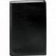 AGENDA DE POCHE PLAIN COUVERTURE PLASTIQUE NOIR 10x15cm 12 mois