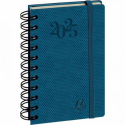 AGENDA SWAN SPIRALE BLEU CANARD 9x14,6cmcm 12 mois 1J/P