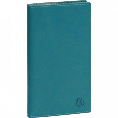 AGENDA SEMAINIER TEMPOREL 16 BLEU CANARD 8,5x16cm 12 mois