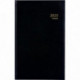 AGENDA BANQUE LARGE FORMAT 1 VOLUME LONG NOIR 17x27cm 1J/2P