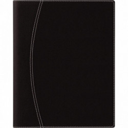 AGENDA SEMAINIER OMEGA 27 FERRARA NOIR 20,7x26,8cm 12 mois