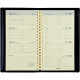 AGENDA GENOVA INTERPLAN 8,9X16CM NOIR 12 mois