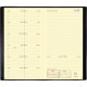 AGENDA ITALNOTE 8,8X17CM NOIR 13 mois