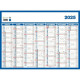 CALENDRIER SEMESTRIEL 7 MOIS PAR FACE 29X39,5CM SOUPLE