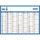 CALENDRIER SEMESTRIEL 7 MOIS PAR FACE 19X26,5CM SOUPLE