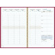 AGENDA SEMAINIER VÉRONE 15X21CM FRAMBOISE