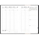 AGENDA SEMAINIER CALYPSO 10X15 CUIVRE