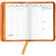 AGENDA SEMAINIER COLETTE 10X15 MOUTARDE