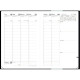 AGENDA SEMAINIER CALYPSO 16X24 VERT CÉLADON