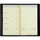 AGENDA GENOVA NOTAPLAN 8,9X16CM NOIR 12 mois