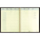 AGENDA SEMAINIER OMEGA 27 FERRARA NOIR 20,7x26,8cm 12 mois