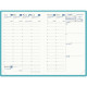 AGENDA EQUOLOGY 10X15CM AFFAIRES BLEU CLAIR 10X15CM