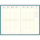 AGENDA VOLGA 24 BLEU CANARD 16x24cm 12 mois