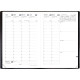 AGENDA SEMAINIER PROFESSIONNELS MINISTRE NOIR 16x24cm