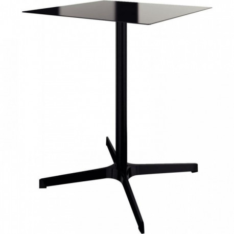 TABLE OUTDOOR L60 CM X L60 CM X H73,5 CM LUCIE NOIR