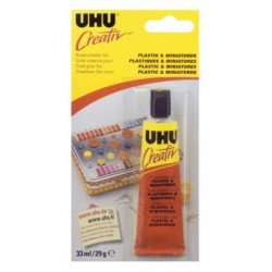 COLLE UHU PLASTIQUES  33ML