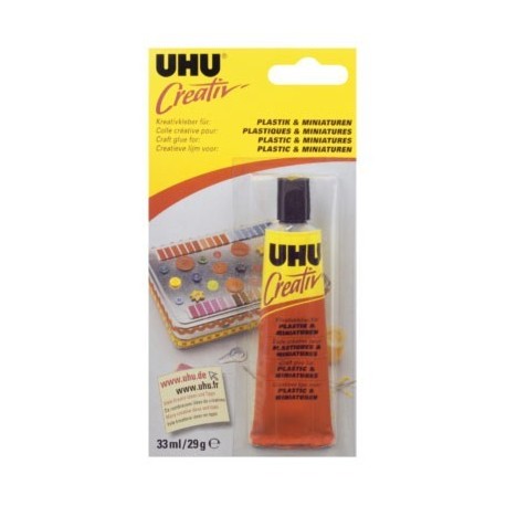 COLLE UHU PLASTIQUES  33ML