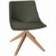 CHAUFFEUSE VITA FAB FR ASSISE XL BOIS confortable tapissée CYPRES pied pyramidal bois  GAR 8ANS