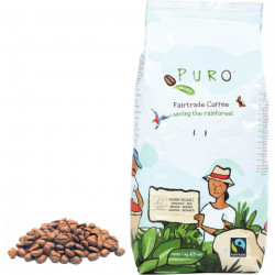 PAQUET 1KG CAFÉ GRAIN BIO PURO FAIRTRADE