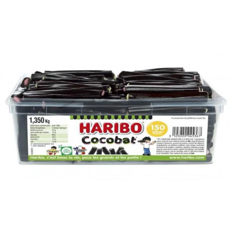 BONBONS HARIBO COCOBAT REGLISSE BTE DE 150