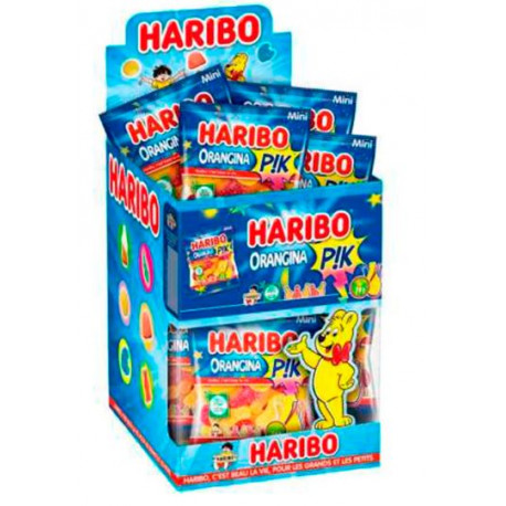 BONBONS HARIBO ORANGINA PIK BTE DE 30 SACHETS DE 40G