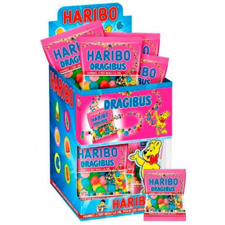 BONBONS HARIBO DRAGIBUS BTE DE 30 SACHETS DE 40G