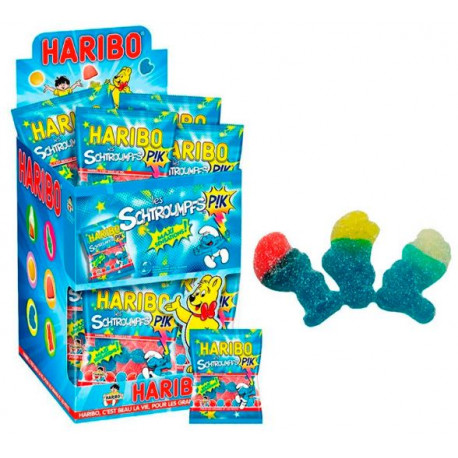 BONBONS HARIBO SCHTROUMPFS PIK BTE DE 30 SACHETS DE 40G