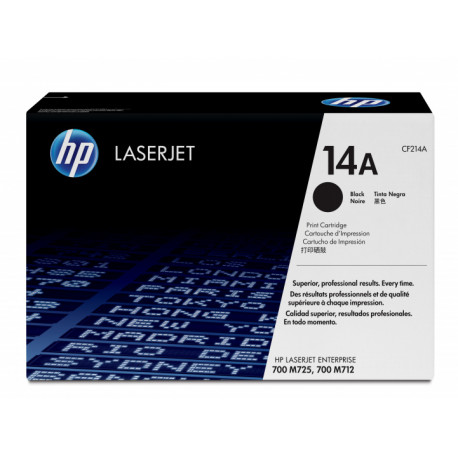 CF214A TONER HP 14A NOIR 10000P P/M712