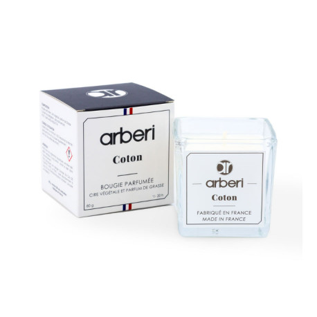 BOUGIE PARFUMEE COTON 80ML ARBERI