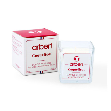 BOUGIE PARFUMEE COQUELICOT 80ML ARBERI