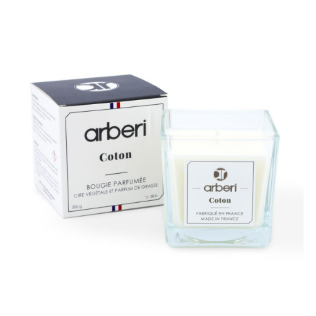 BOUGIE PARFUMEE COTON 200G ARBERI