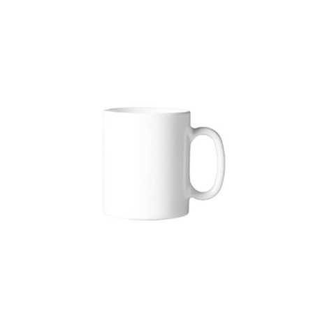 MUG 0.32L BLANCE EN VERRE DURCI