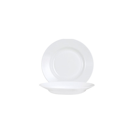 ASSIETTE CREUSE 225MM BLANC