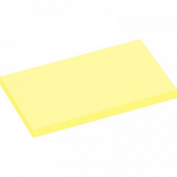 BLOC REPOSITIONNABLE 75X125 JAUNE  *PQT12*ECO JAUNE 5655-01