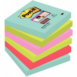 BLOCS *PQT6**BP946*POST-IT SUPER STICKY MIAMI 76x76MMDE 90F. BP946